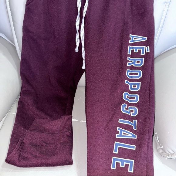 Aeropostale Men’s Vertical Aeropostale Heritage Jogger Sweatpants - Picture 2 of 6
